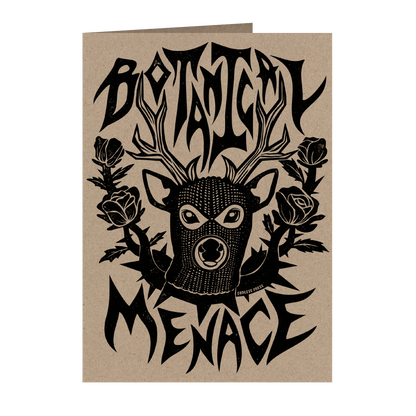 Botanical Menace Greeting Card