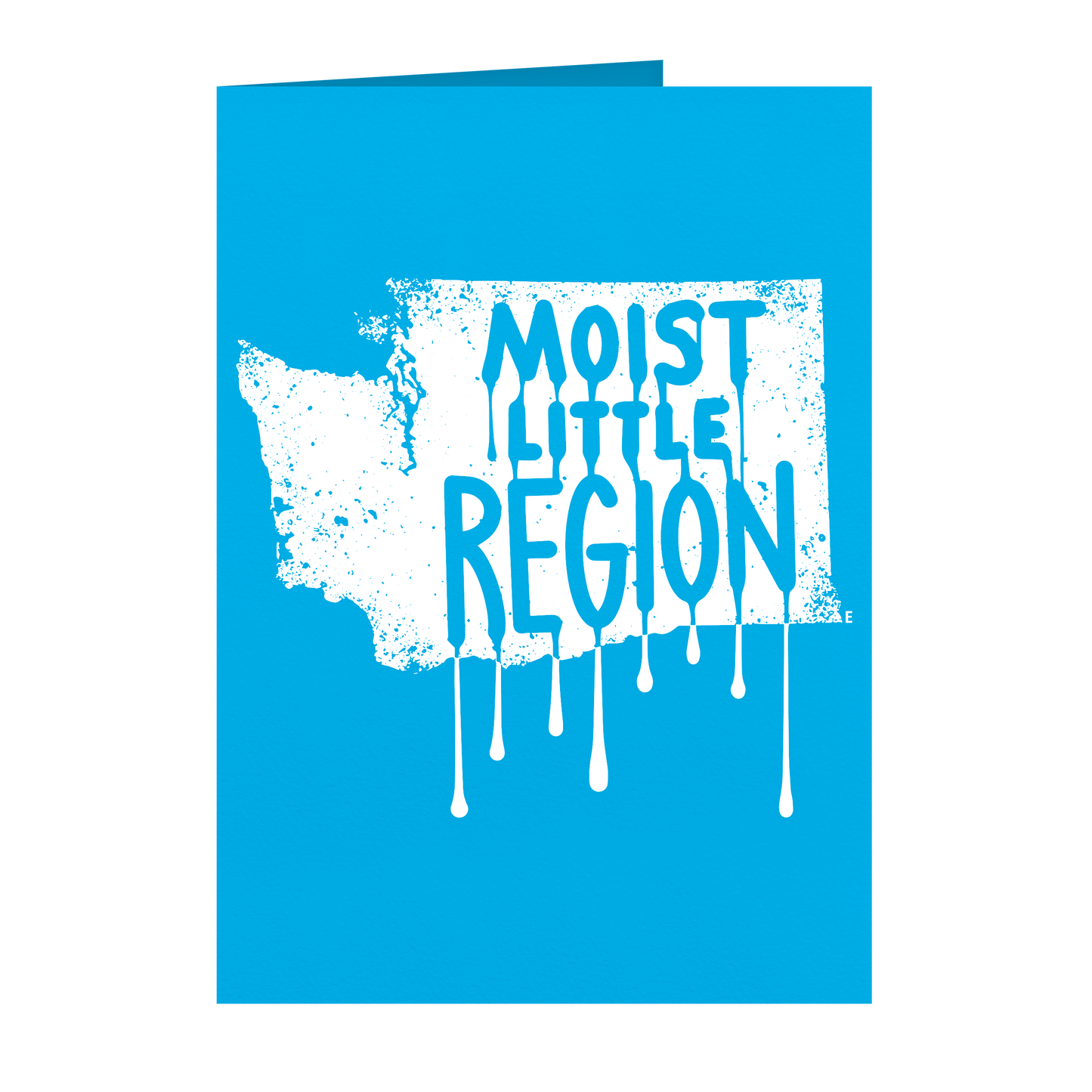 Moist Little Region Greeting Card