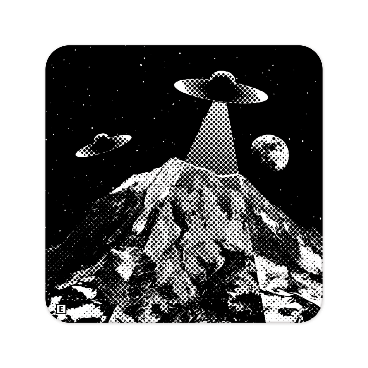 Mount Rainier UFO Magnet