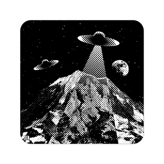 Mount Rainier UFO Magnet