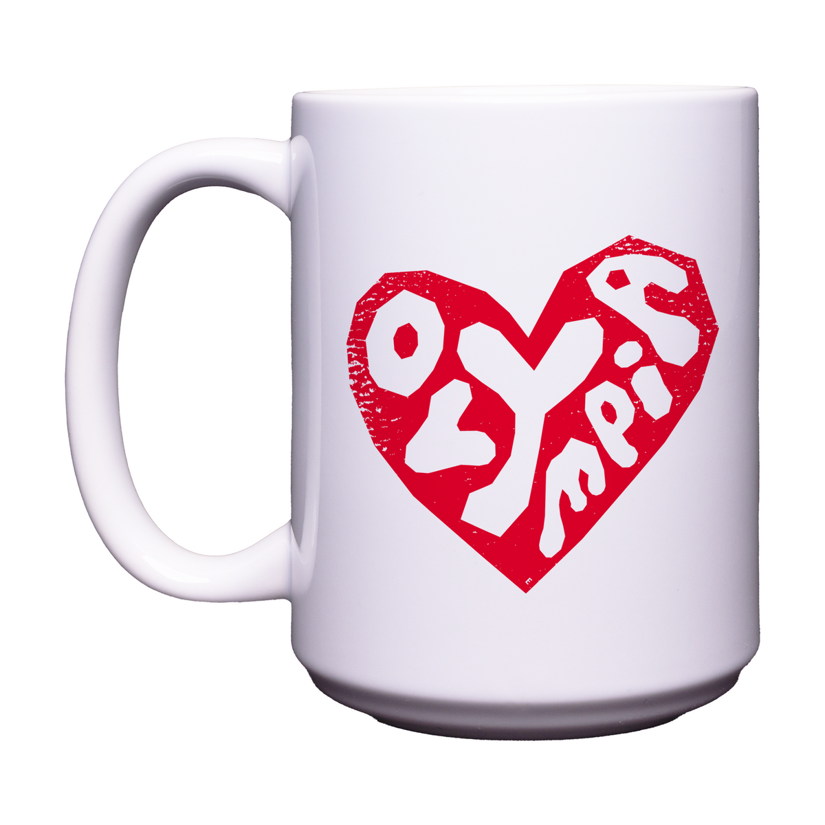 Olympia Heart Mug