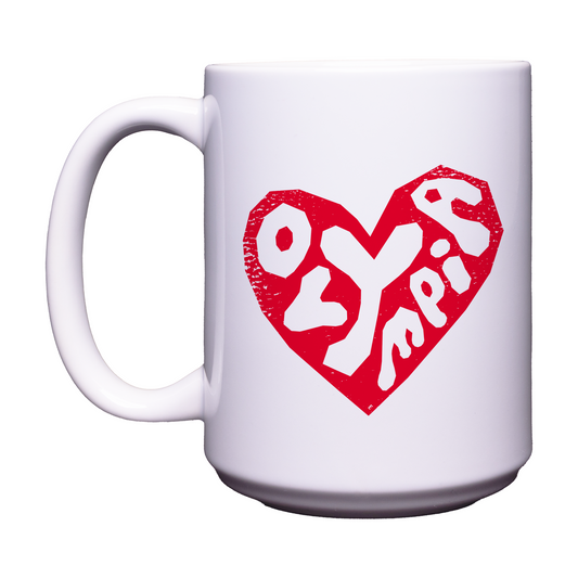 Olympia Heart Mug