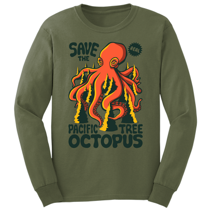 Pacific Tree Octopus Long Sleeve T-Shirt