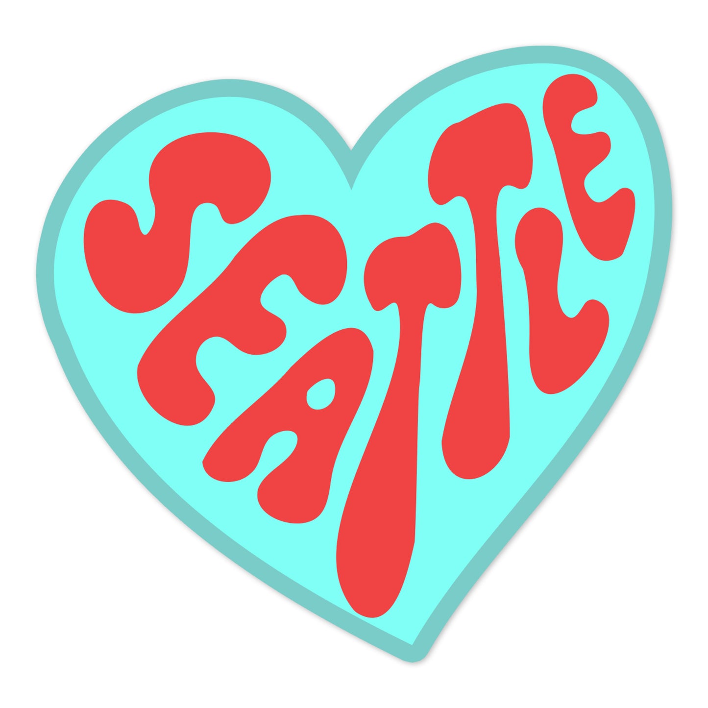 PNW City Valentine's Sticker