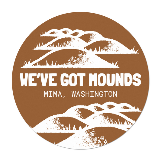 Mima Mounds Sticker